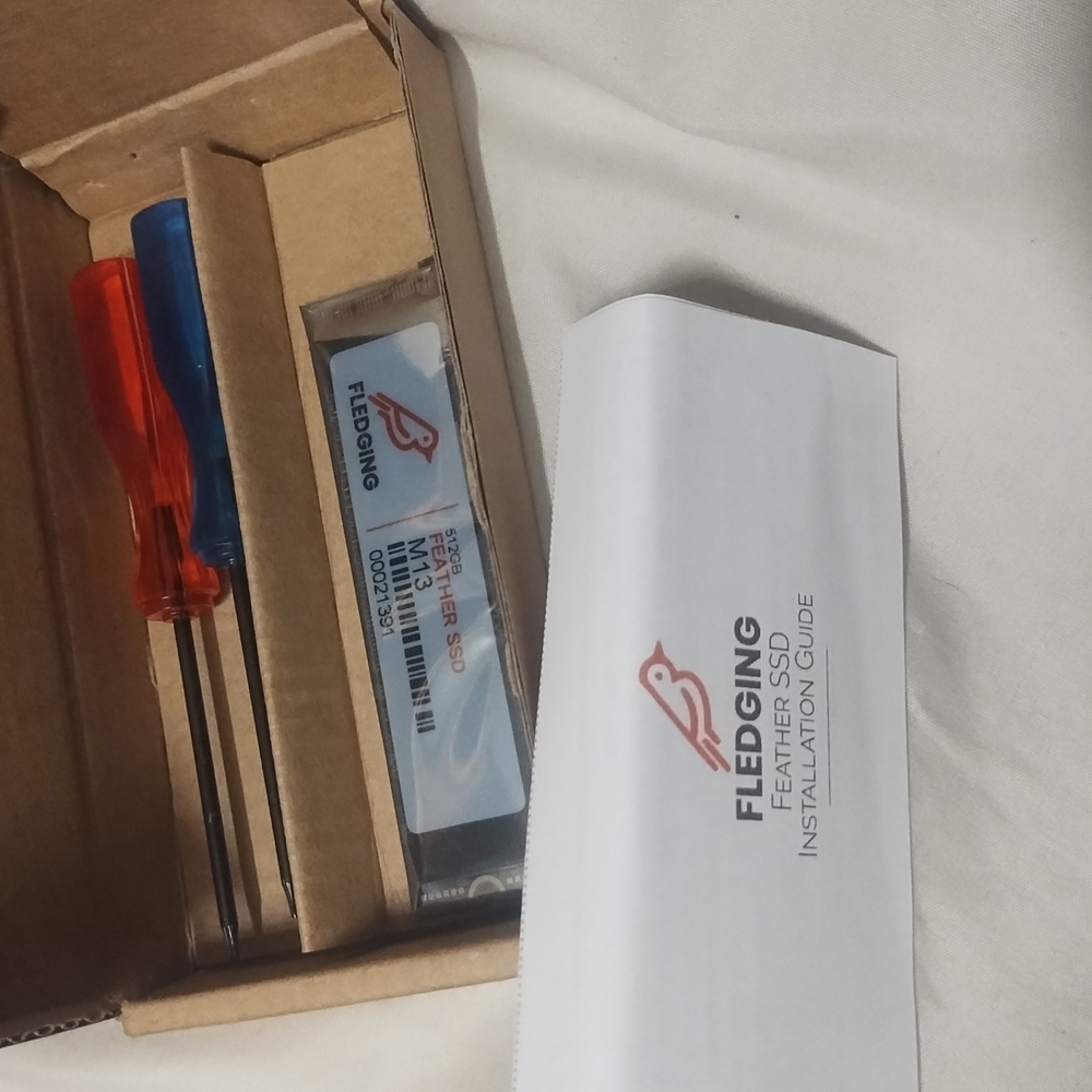 Fledging Feather SSD with Tools
